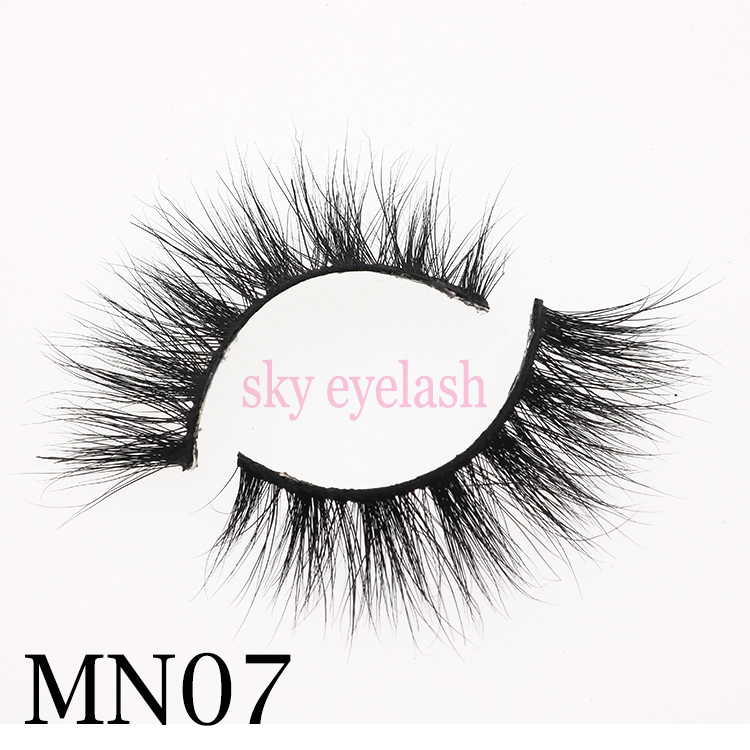 Mink eyelash vendors wholesale 3D mink eyelash with custom eyelash packaging boxes to USA OL