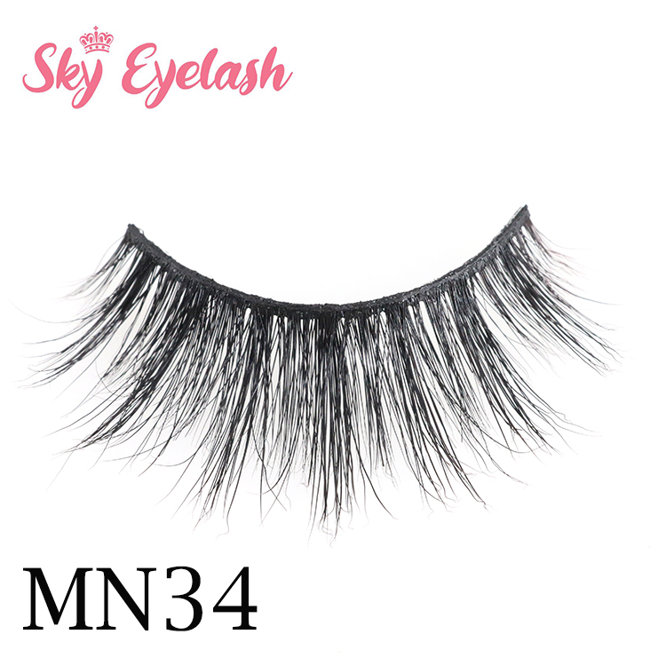 Siberian 3D mink eyelash natural layered effect wholesale lash vendors OL