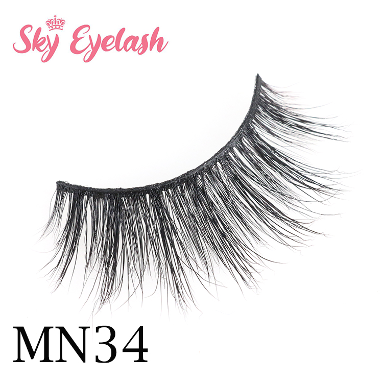Siberian 3D mink eyelash natural layered effect wholesale lash vendors OL