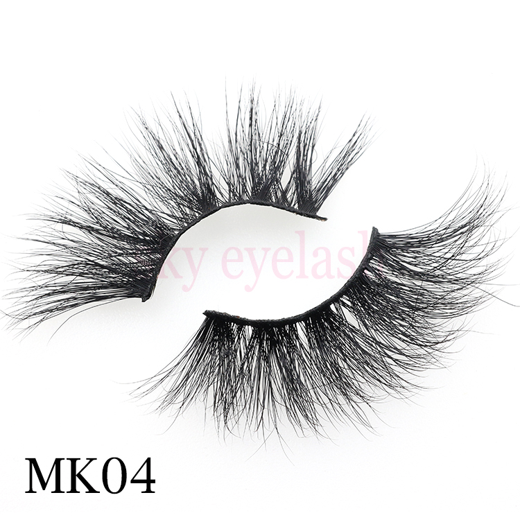 Eyelash vendors supply high quality 3D 25mm mink eyelashes-BW