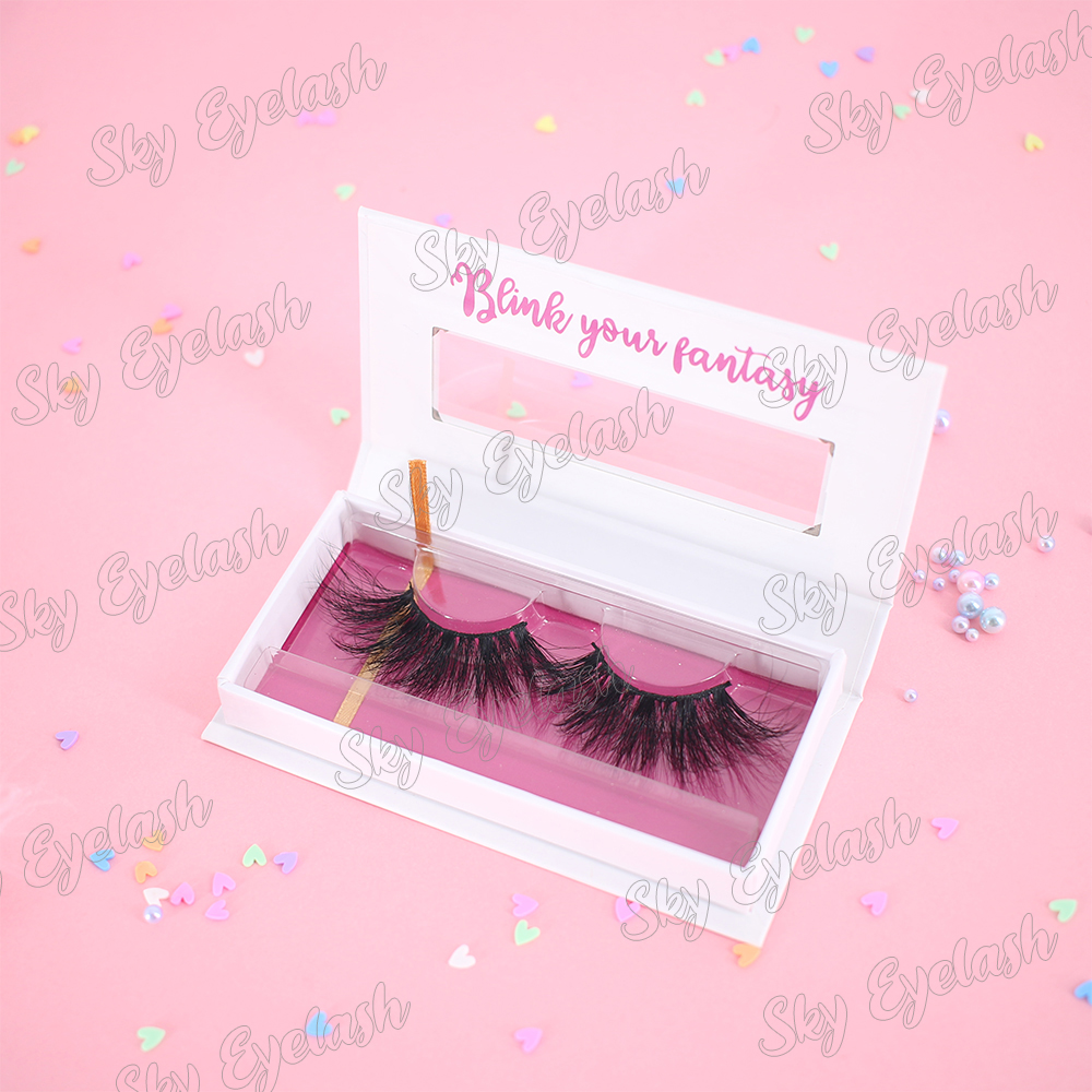 Wholesaler supply top 3D faux mink eyelashes synthetic lashes with packaging