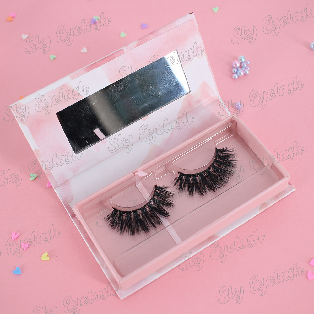Lash vendor wholesale eyelash package box with private label to UK USA