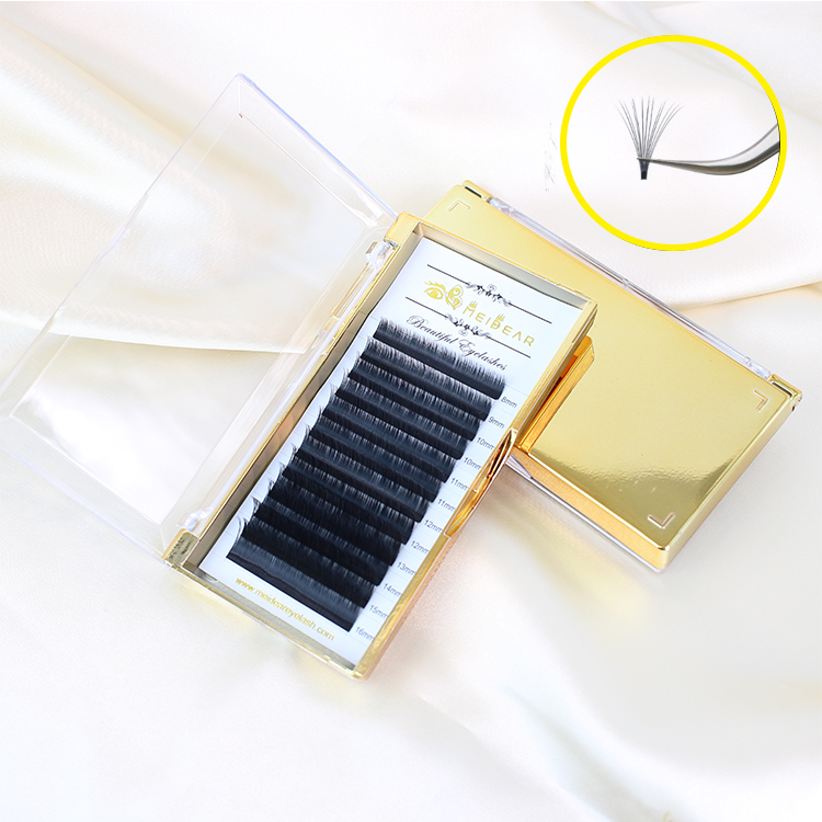 Wholesale volume eyelash extensions 0.03mm  0.07mm thickness with private label CO
