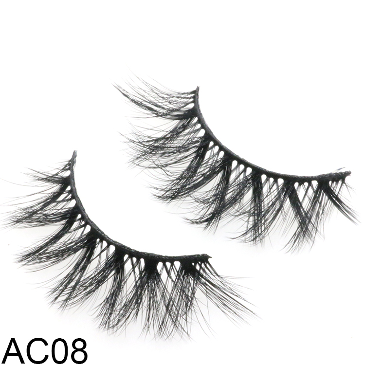 Customized best 3D faux mink eyelash with lash adhesive UK CO