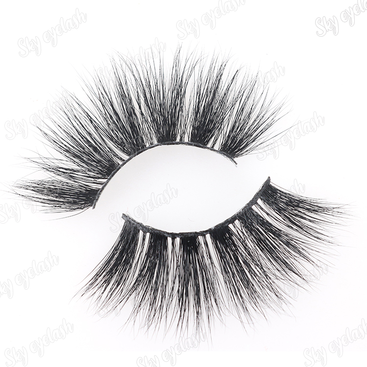Eyelash manufacturer wholesale 25mm long 3D mink eyelashes with cheap price to Nigera CO
