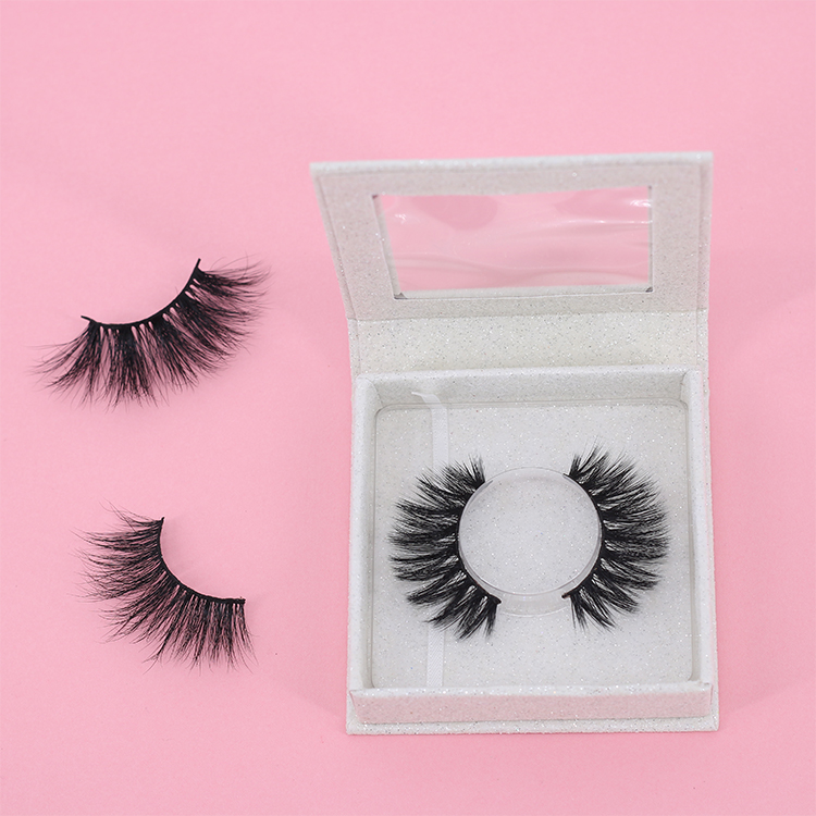 Custom false eyelashes 25mm mink lashes with best cheap price to USA CO
