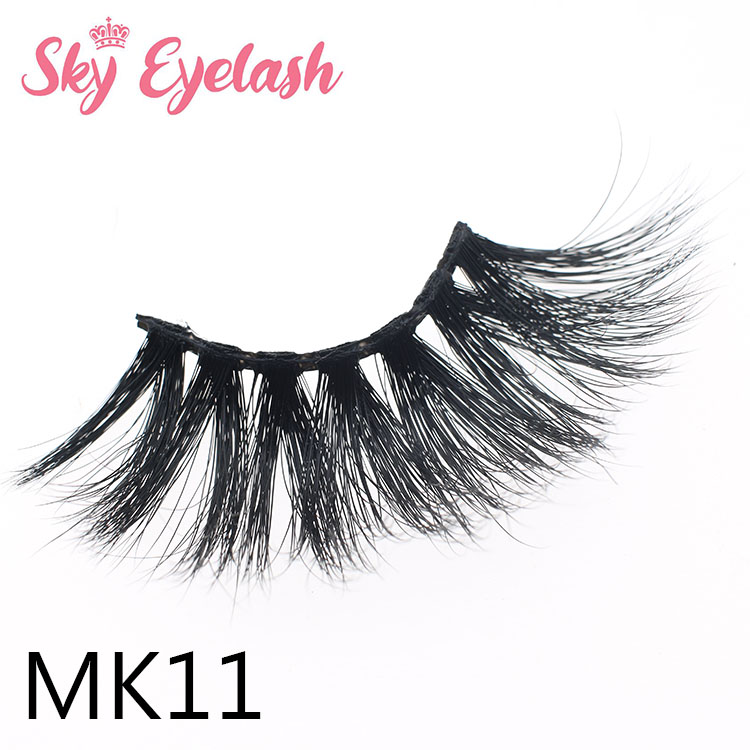 Premium flurry real mink lashes distributor and private label packing factory price logo customized ES