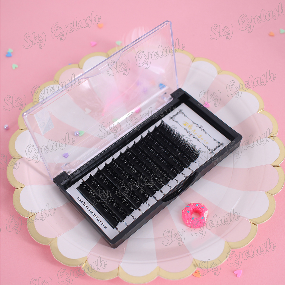 Distributor supply semi-permanent colored eyelash extensions with good lash glue