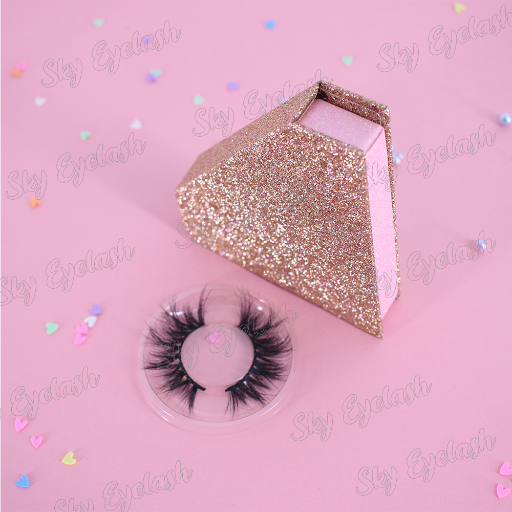 Good false eyelashes wholesale mink lashes glue with custom brand to UK