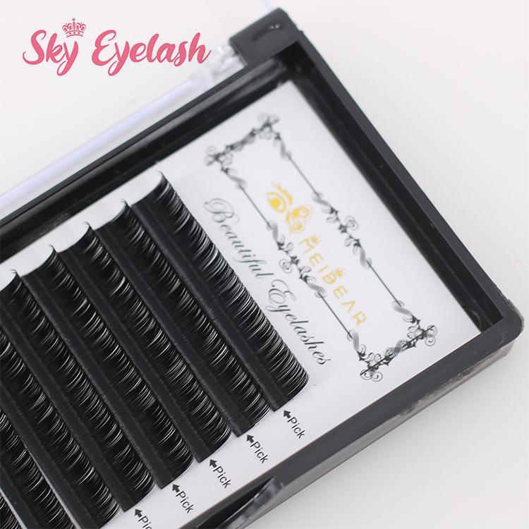 Classic eyelash extension vendor supply Mega volume eyelashes thickness 0.03 0.05mm CO