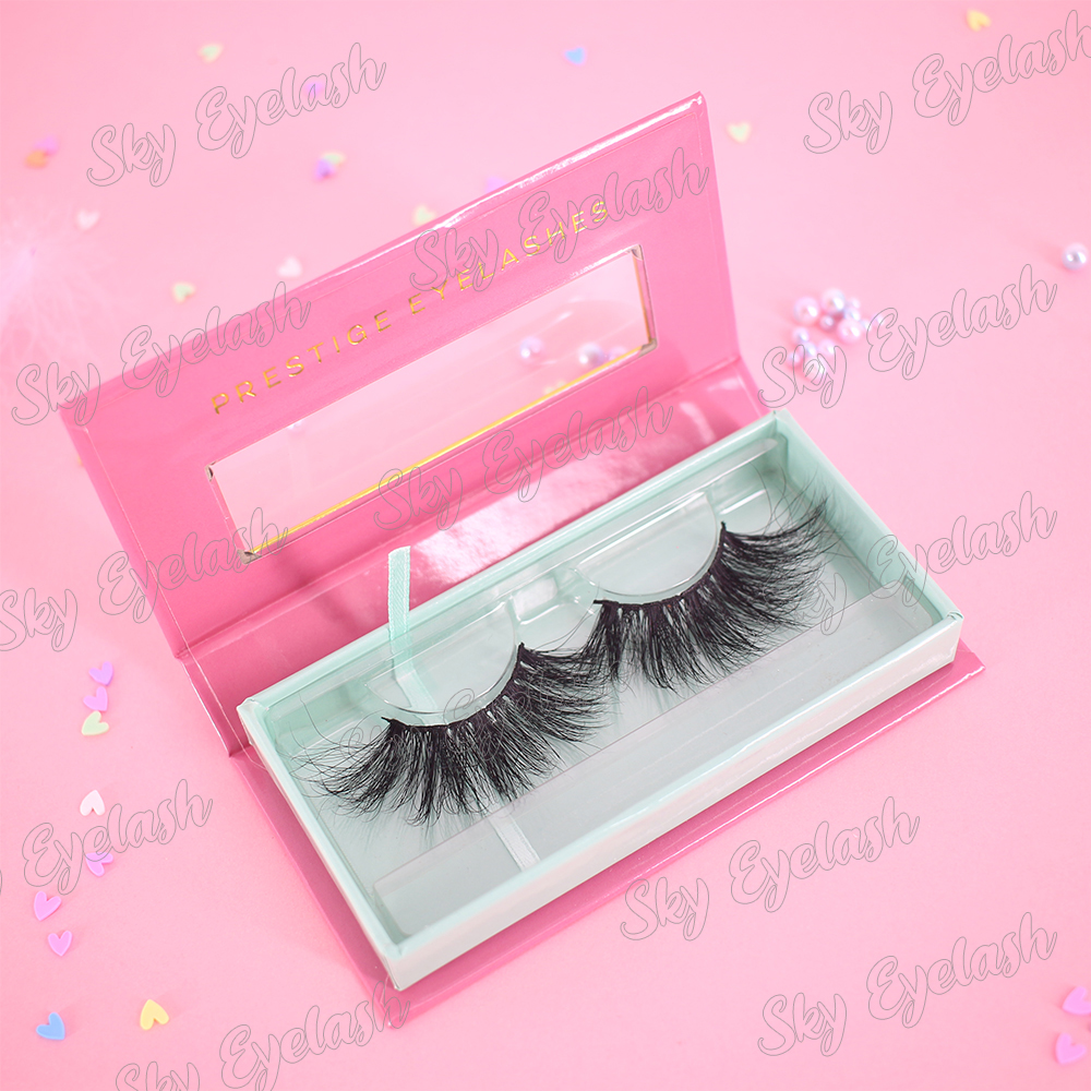 Wholesale younique eyelashes with own brand eyelash package box to Canada