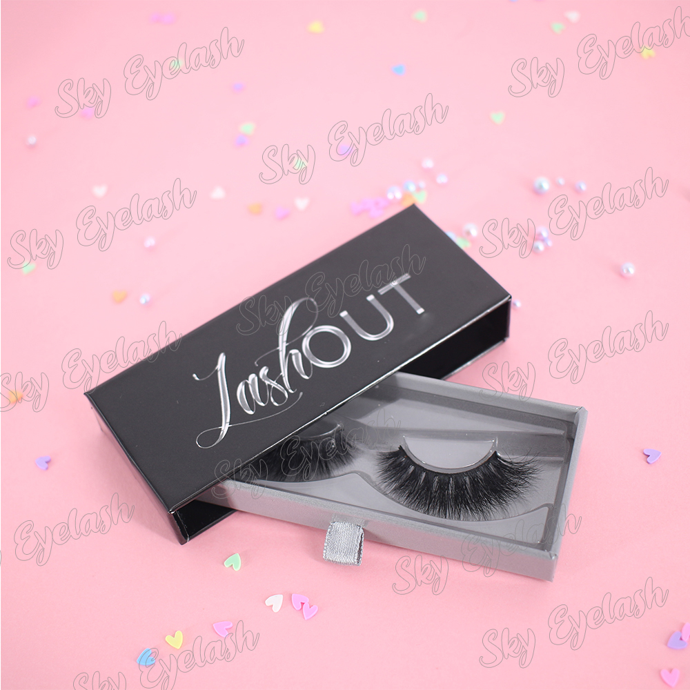 Lash vendor supply 25mm 3D mink eyelashes fake eyelashes with duo lash glue