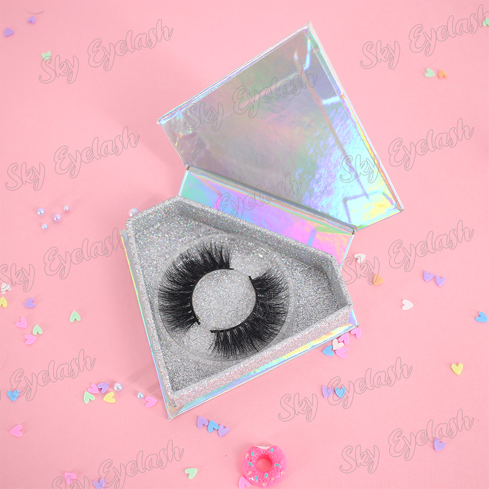 Wholesale 25mm mink eyelashes best real mink lashes with lash glue