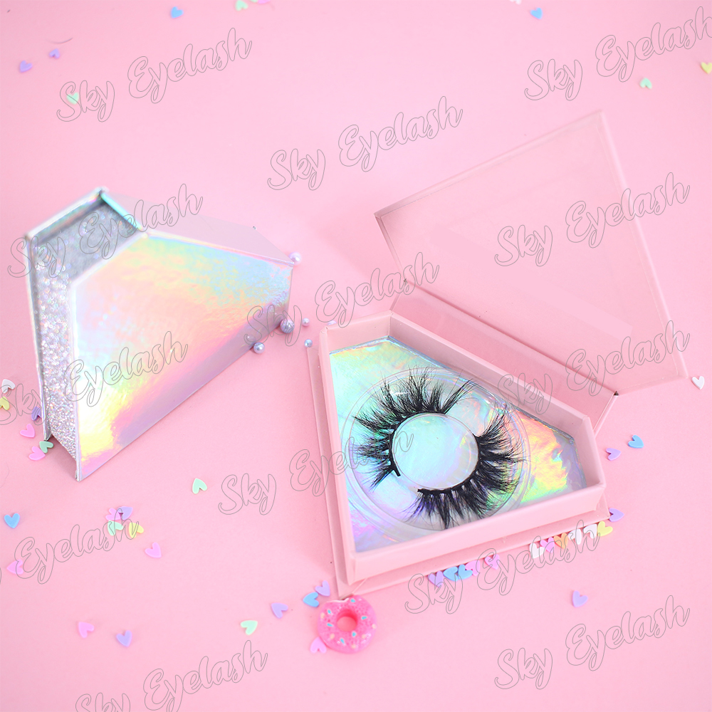 Wholesale 25mm mink eyelashes best real mink lashes with lash glue