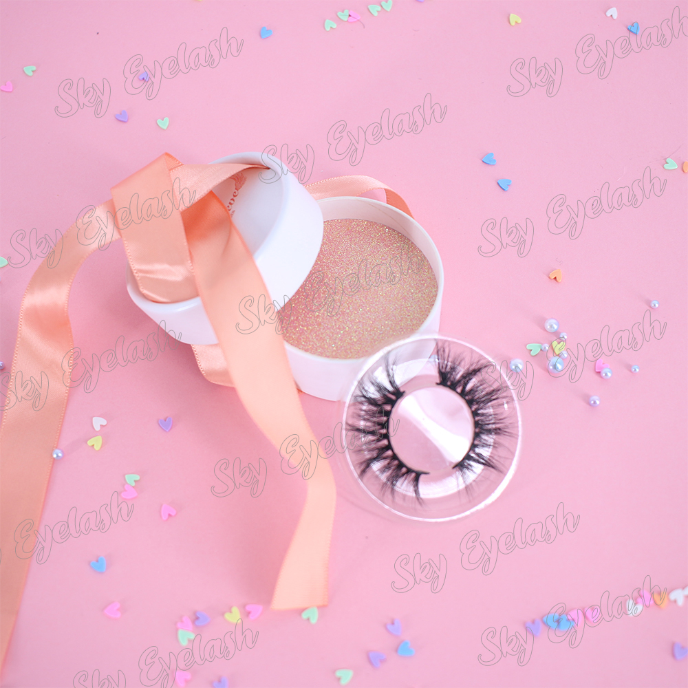 Wholesale 5D real mink eyelashes with best lash glue UK
