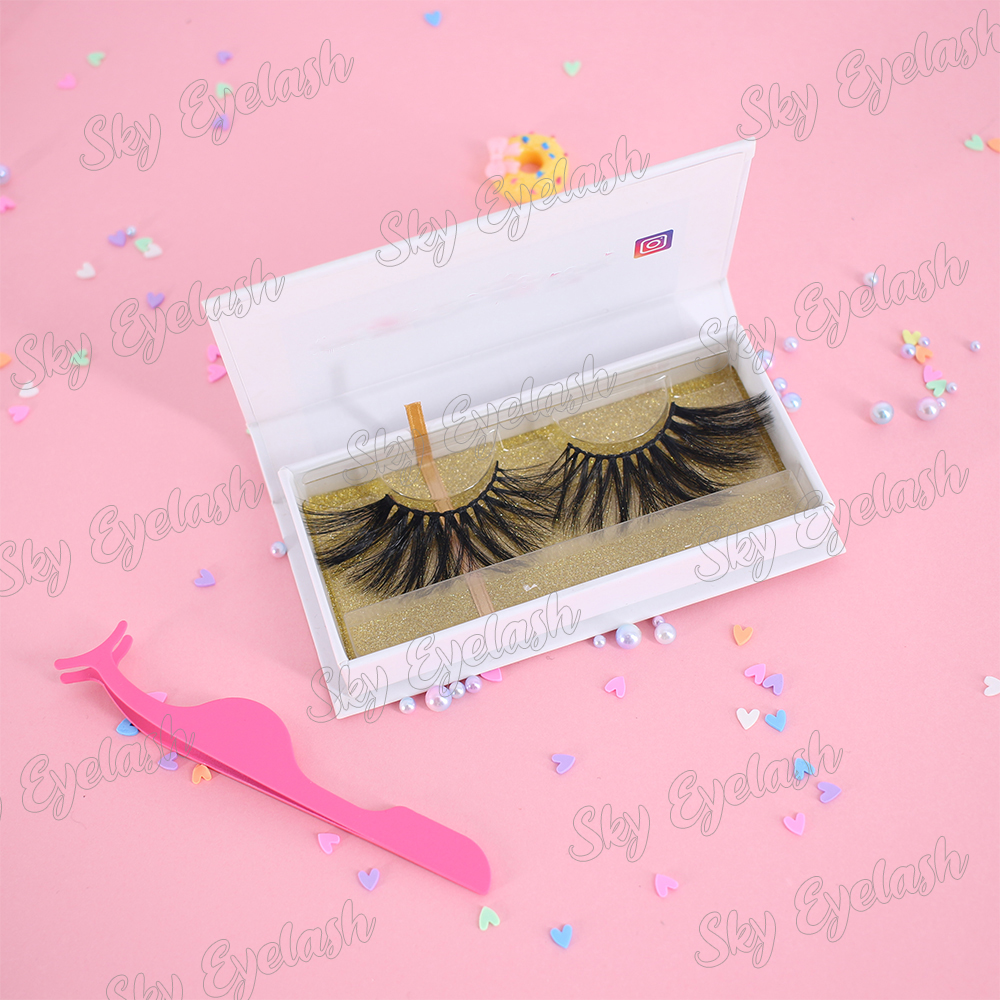 False eyelash wholesaler supply new 3D mink eyelashes styles with own label packaging-BW