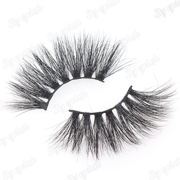Eyelash manufacturer wholesale 25mm long 3D mink eyelashes with cheap price to Nigera CO