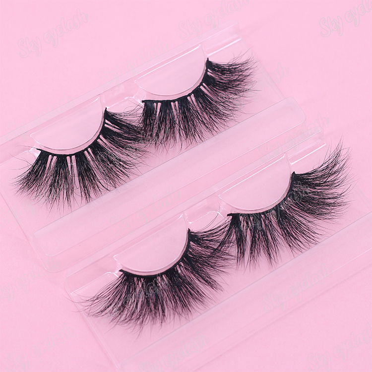 Lash manufacturer wholesale long 25mm 3D mink eyelashes with customized boxes CO