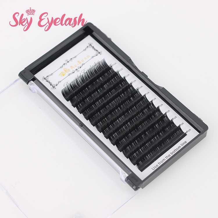 Lashes vendor wholesale MEGA volume eyelash extension 0.03mm 0.05mm 0.07mm CO