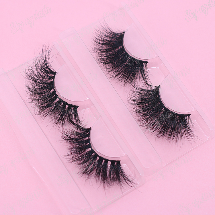 Lash manufacturer wholesale long 25mm 3D mink eyelashes with customized boxes CO