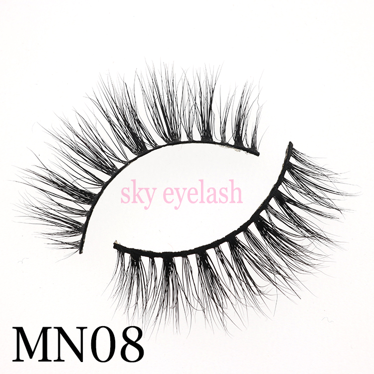 Eyelash manufacturer wholesale Real mink lashes with cheap custom eyelash boxes to USA OL