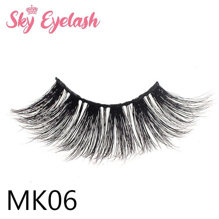 wholesale 25mm long 3D mink eyelash with eyelash packaging USA OL