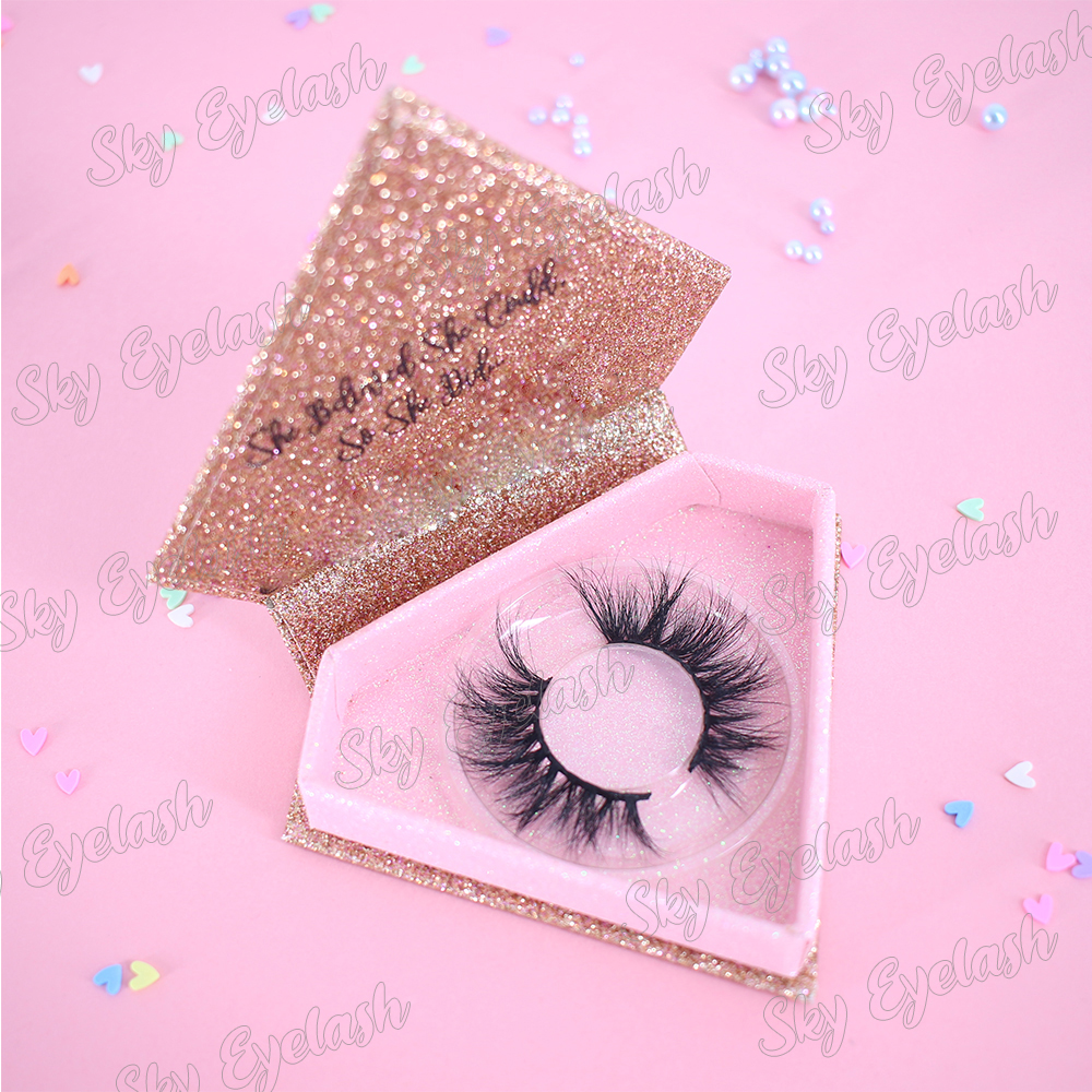 Wholesale  5D mink eyelashes with cheap price to Canada USA CO