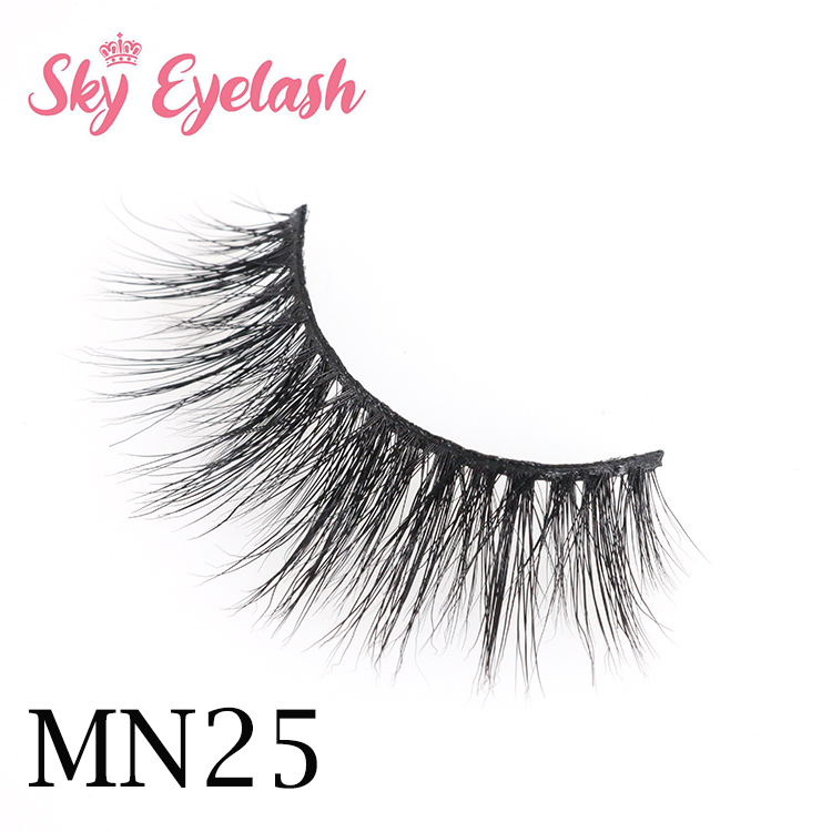 Cheap full fluffy 3D real mink eyelashes cruelty free factory wholesale with private label YO