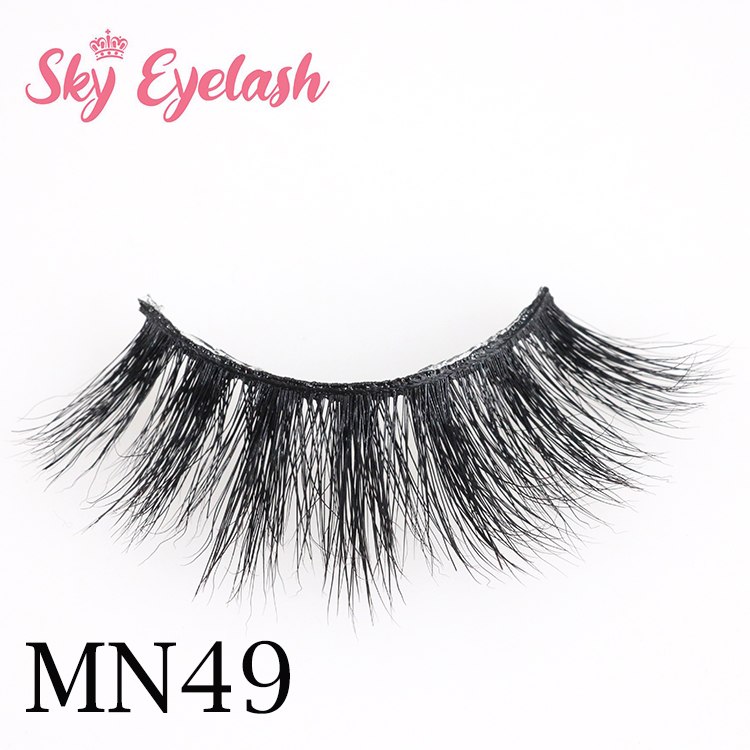 Natural mink lashes wholesale distributor 3D mink eyelashes with best glue to usa CO