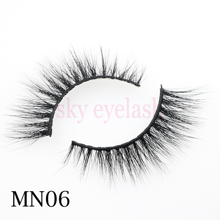 Natural eyelashes with private label wholesale to US from China lash vendor-BW