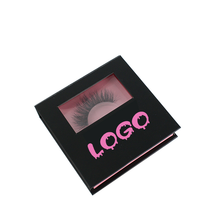 Lash factory wholesale custom eyelash packaging for fluffy 3D mink lashes 