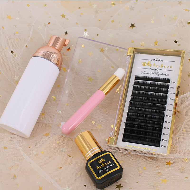 Premium 8mm DD curl lash extension vendors PBT fiber handmade wholesale to Europe ES