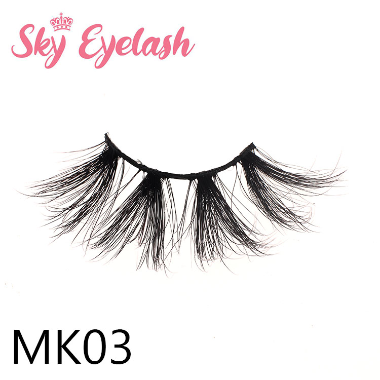 Premium mink eyelashes wholesale 25mm length customize packing and color to US ES