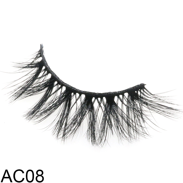 Customized best 3D faux mink eyelash with lash adhesive UK CO