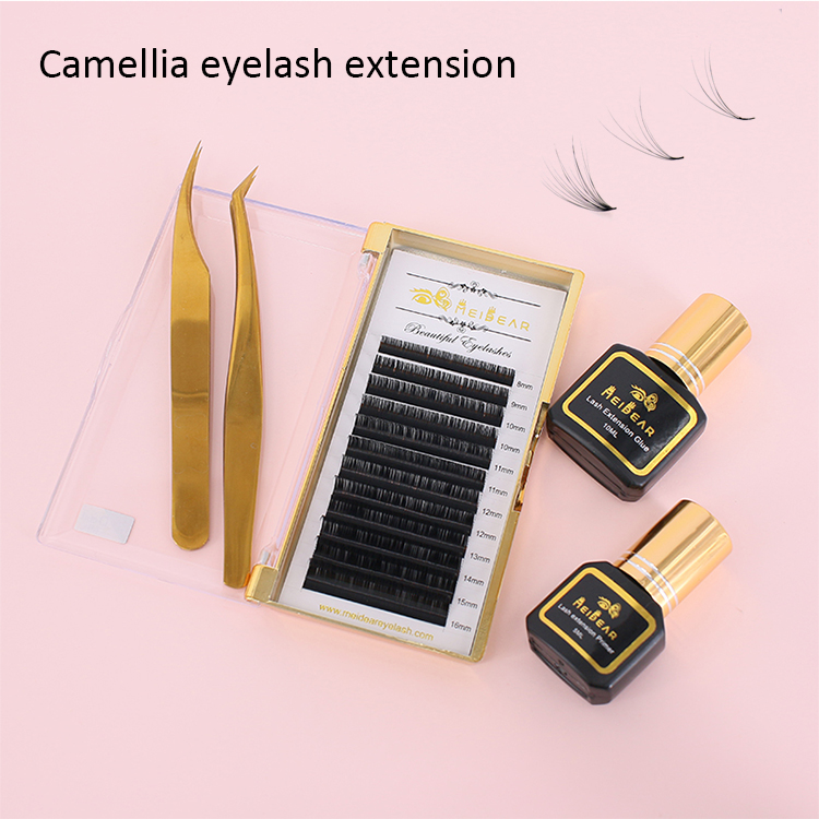 2021 Best Lash Factory Wholesale Camellia Eyelash Extensions With Private Label OL