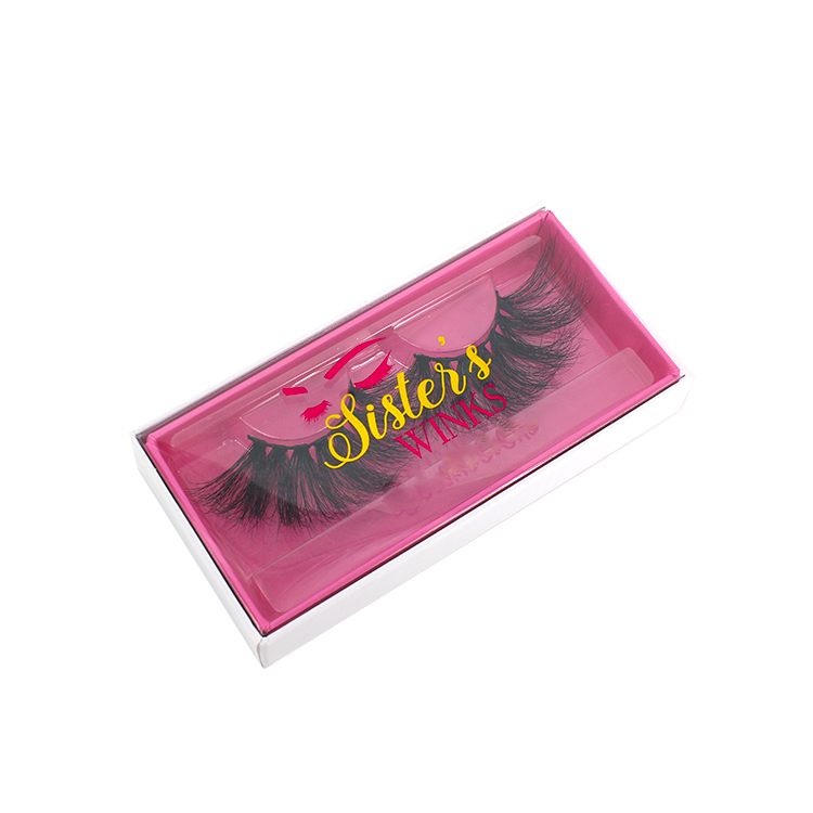 2021 best eyelash vendors wholesale customized mink eyelash packaging box 