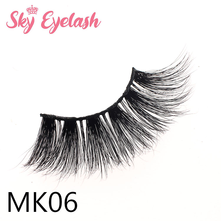 wholesale 25mm long 3D mink eyelash with eyelash packaging USA OL