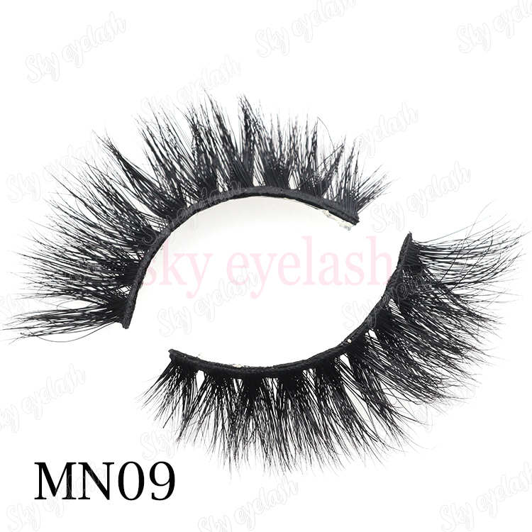 Wholesale 25mm long 3D mink eyelash with private label packaging to America CO