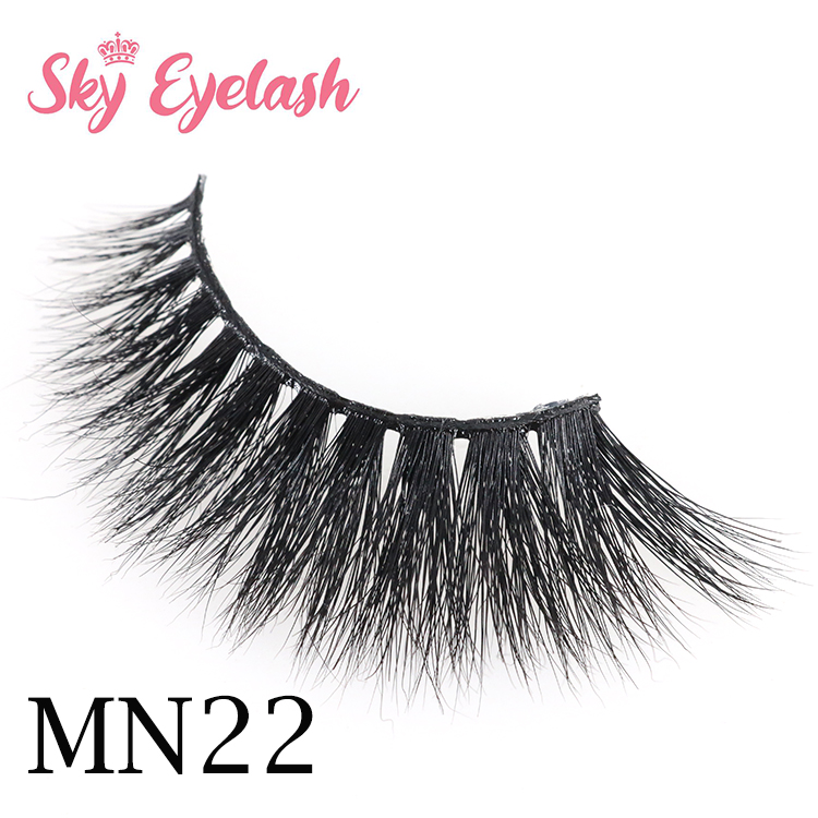 Lashes vendor custom false mink eyelashes with private label packages to USA CO