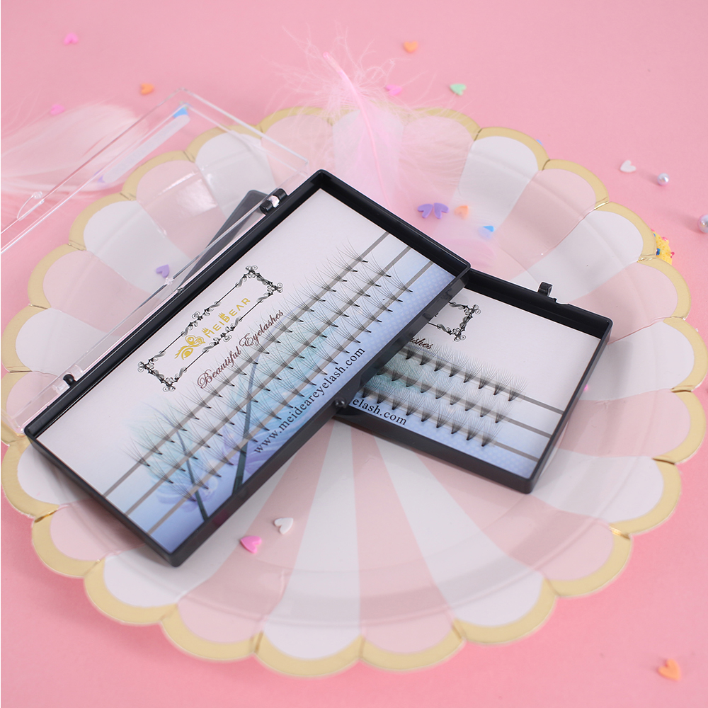 Lash vendor supply Russian volume eyelash extensions with private label packages CO