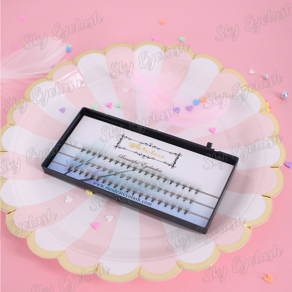 Lash vendor supply Russian volume eyelash extensions with private label packages CO