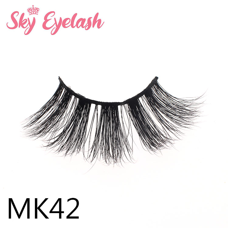 Vendor wholesale 25mm long mink eyelashes with paper box to NYC-BW
