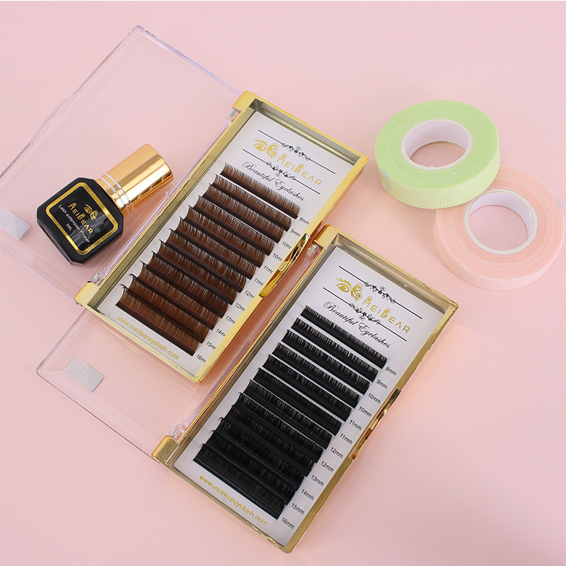 Colored eyelash extensions D Curl 0.07 8-20mm Colored Lash Extensions OL