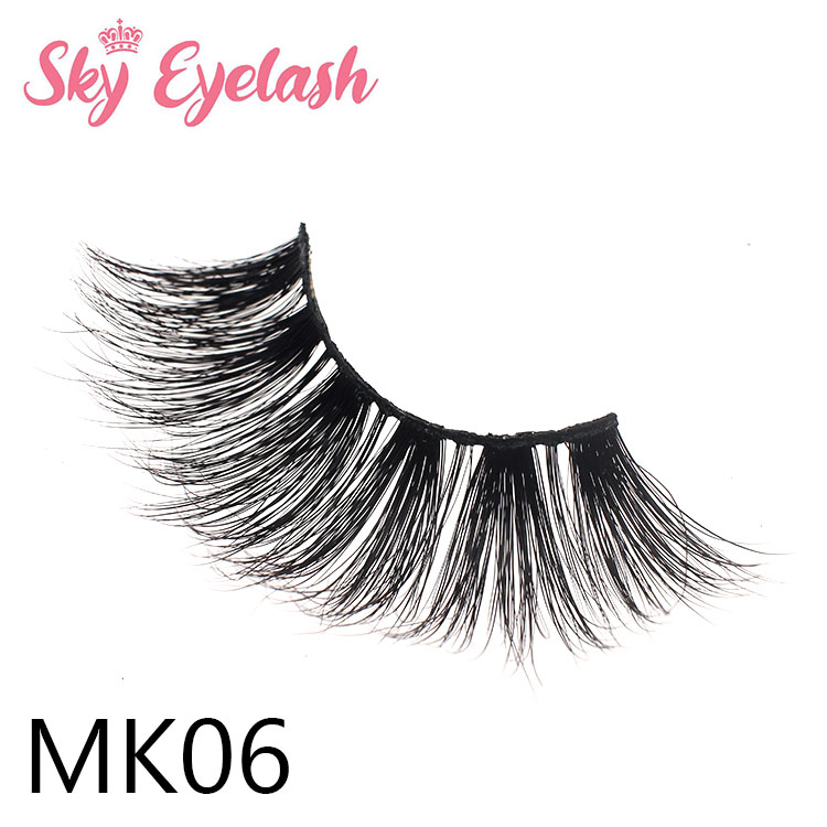 wholesale 25mm long 3D mink eyelash with eyelash packaging USA OL