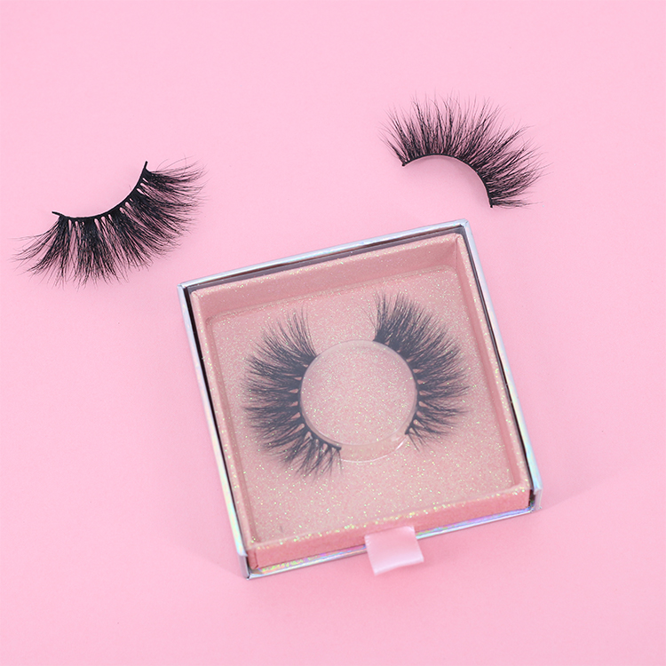 Custom false eyelashes 25mm mink lashes with best cheap price to USA CO