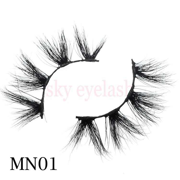 Eyelash manufacturer wholesale 5D mink eyelashes 25mm mink lashes to USA CO