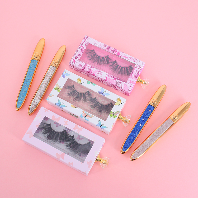 Faux Mink Lashes Wholesale UK With Customized Eyelash Packaging Boxes OL