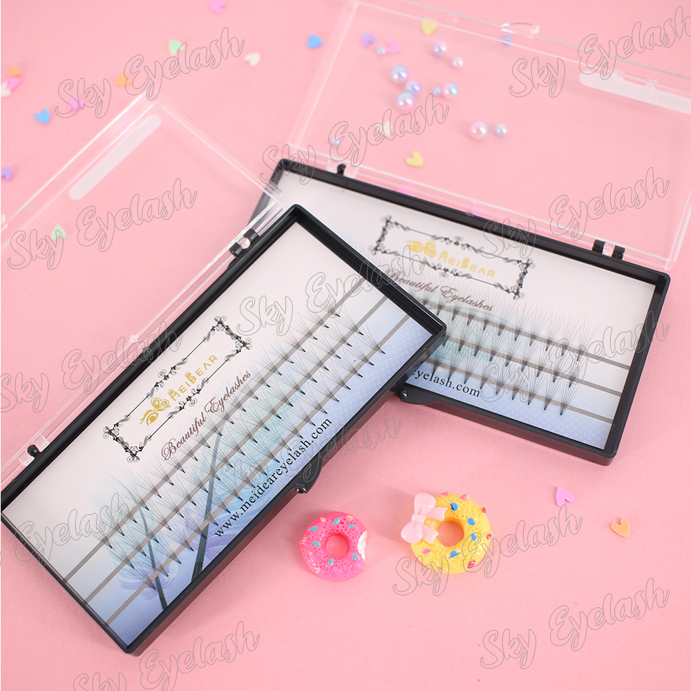 Eyelash manufacturer wholesale premade fan eyelash extension near me with adhesive