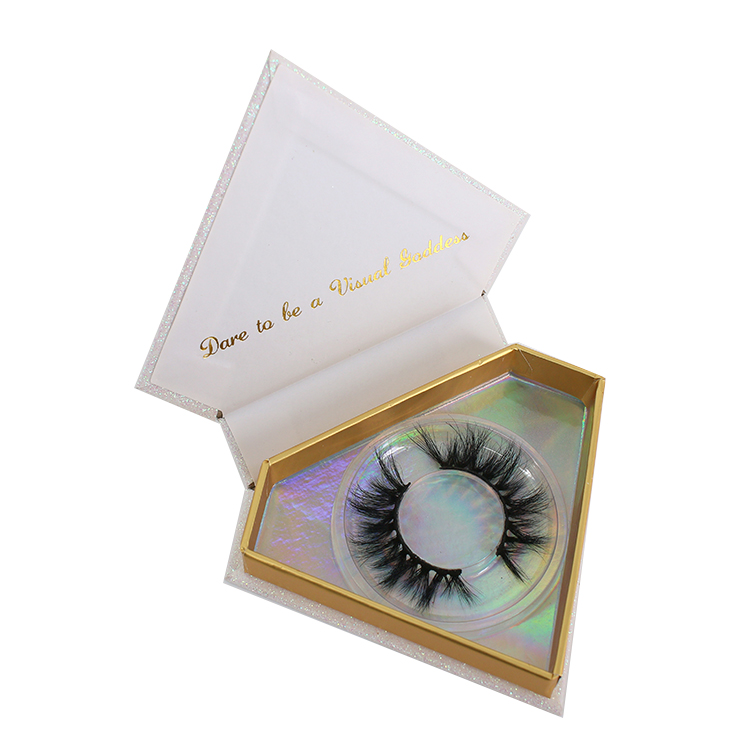 Mink lash vendor wholesale lash box eyelash packaging private label USA