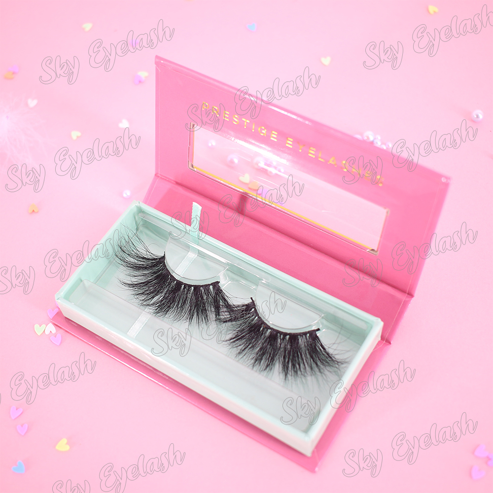 The best eyelash vendors supply customized eyelash packaging with lash glue adhesive